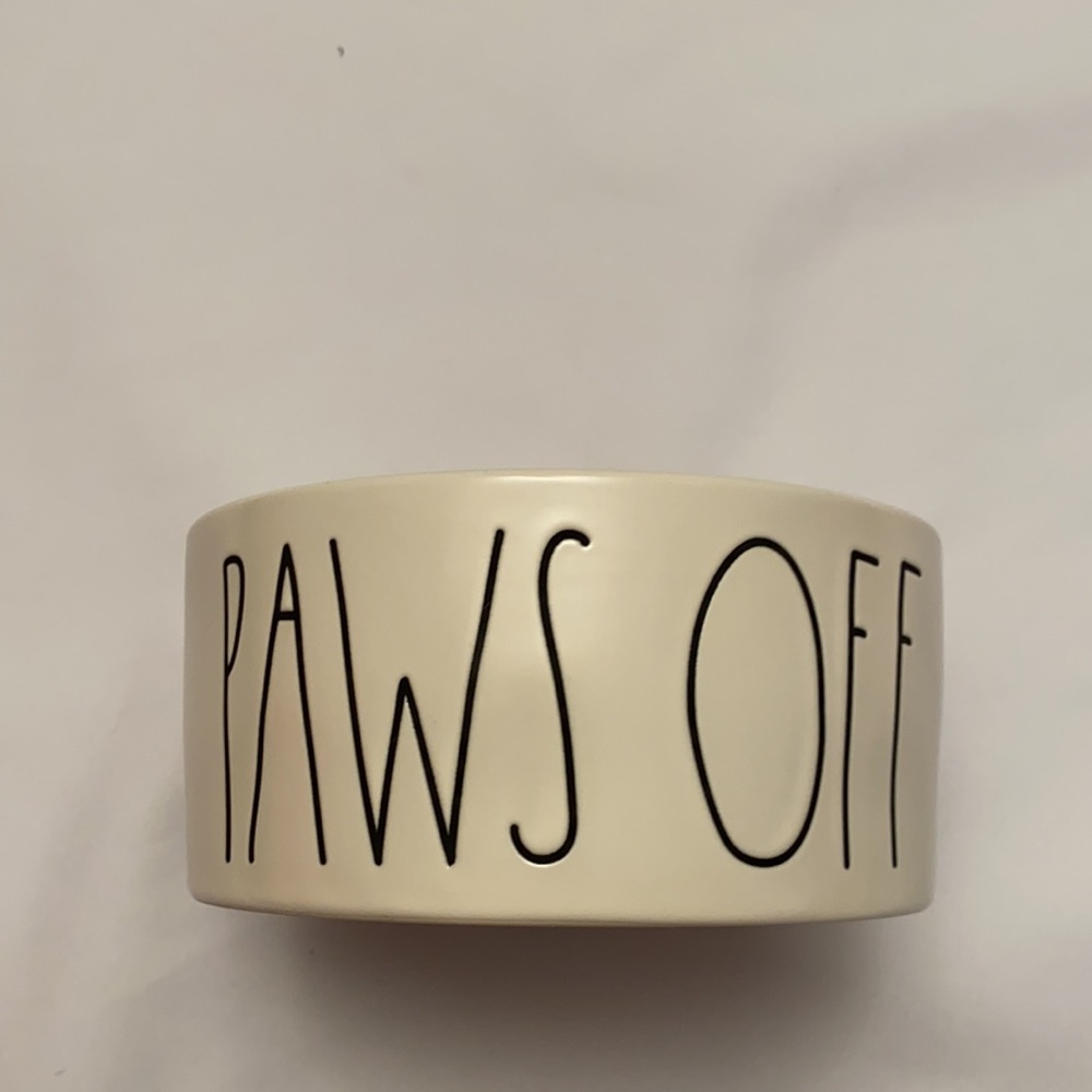 Rae Dunn Paws Off Bowl